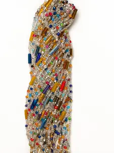 African Waist Beads | Crystal Carnival Beads | 3 Strand