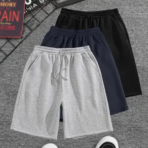 Men's Solid Color Loose Fit Casual Shorts for Summer