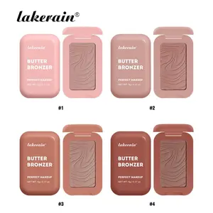 Long Lasting Face Makeup Palette, 1 Count Highlight Contour Palette, Matte & Glitter Effect Bronzer, Makeup Palette for Contouring, Cosmetic Product for Women & Girls