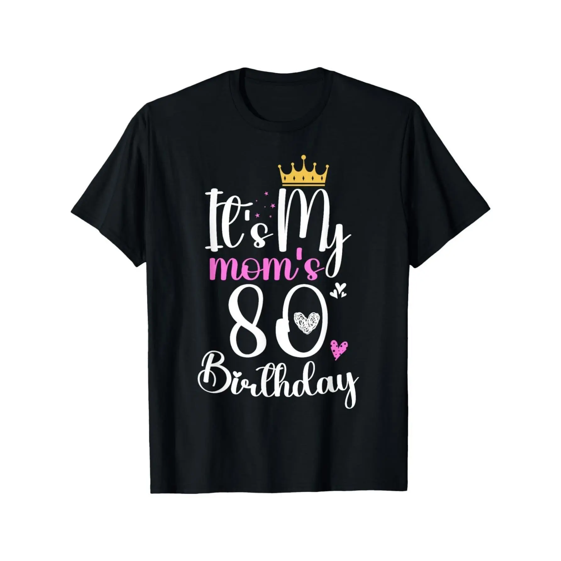 Women's 80th Birthday T-Shirt, Vintage 1944 Style Soft Comfy Fitted Cotton Graphic Tee for Mom