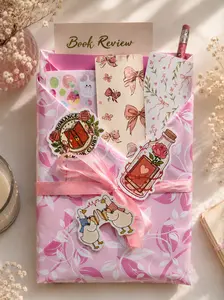 Blind Date With a Book Box - Viral BookTok Giftset / Surprise Book +Reading Accessories (Books, Stickers, Face Mask & More)