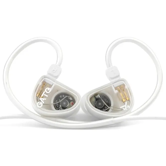 TRUTHEAR GATE Budget Wired In-Ear Headphones - Plastic 0.78 2Pin Cable, Dynamic Driver, 3.5mm Jack, Sound Upgrade, Hi-Fi Sound, White In-Ear Earbuds for Music Use