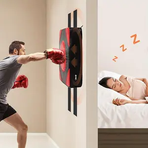Wall-mounted boxing target, single silent punching bag, stress-relieving boxing training target, boxing speed trainer, home fitness equipment for men, women, and children.
