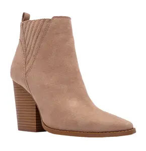 Truly Taupe Suede Booties