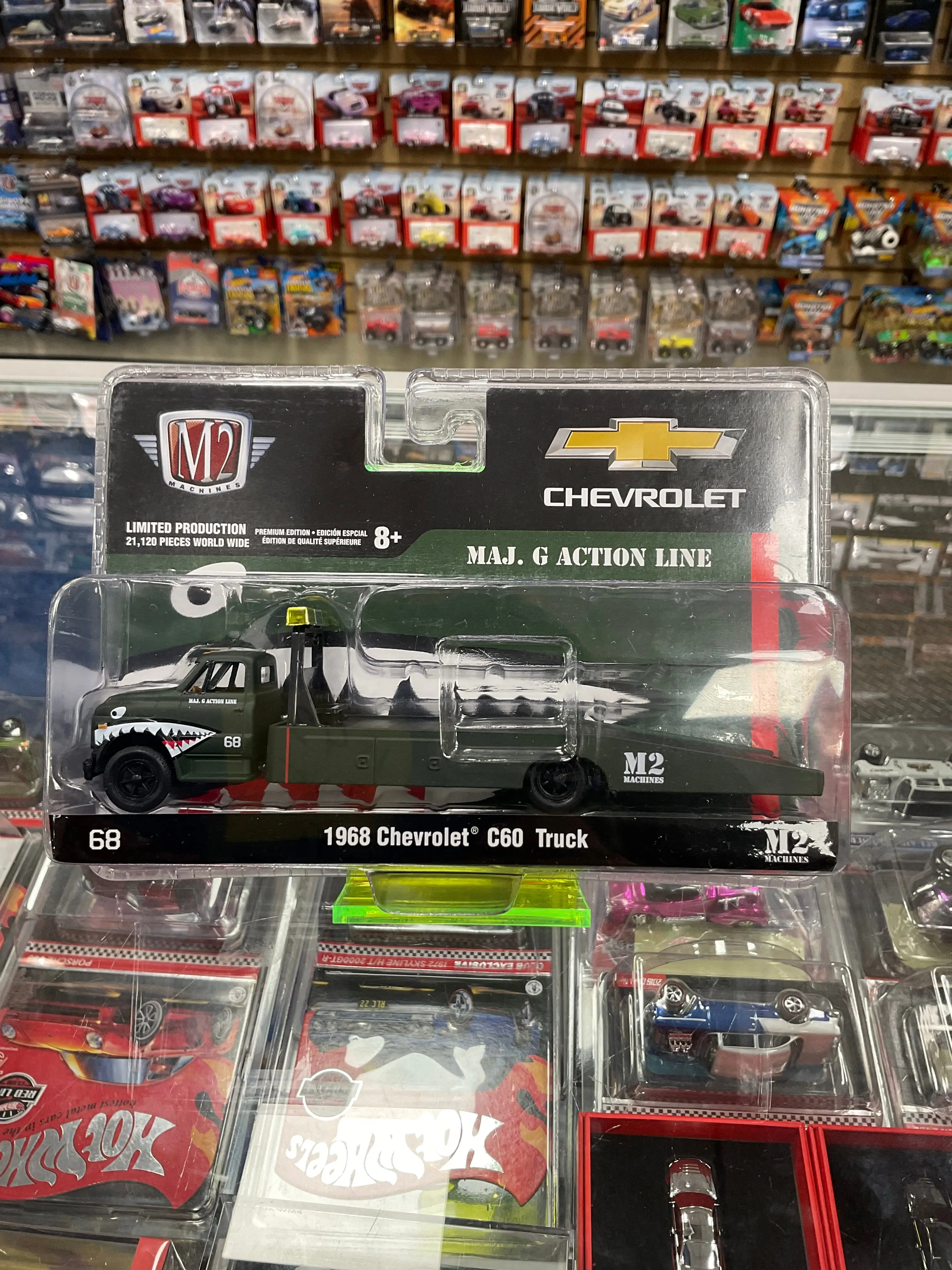 M2 Machines 1968 Chevrolet C60 Truck Flying Tiger Maj. G Action Line HS01