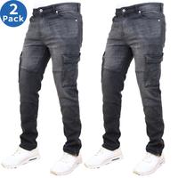 (2 Pack) Black-Black