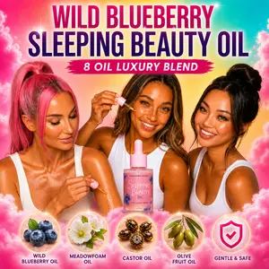 Blueberry Oil, glowy face and body oil TapeTox remover oil, wild blueberry scent, facial oil, castor oil, smoothing, nourishing, hydration, glowing skin, wrinkle care, collagen support, tape removal oil, soft skin, firming, lifting, dewy glow