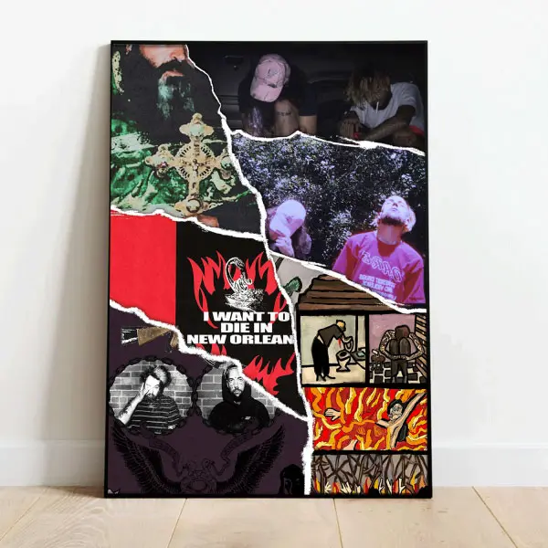 Suiciboy Poster Unframed, Suiciboy Cigarette Pack Discography Retro Poster, Album Cover Poster, Rapper Poster, Music Poster, Wall Decor, Gift For Fan