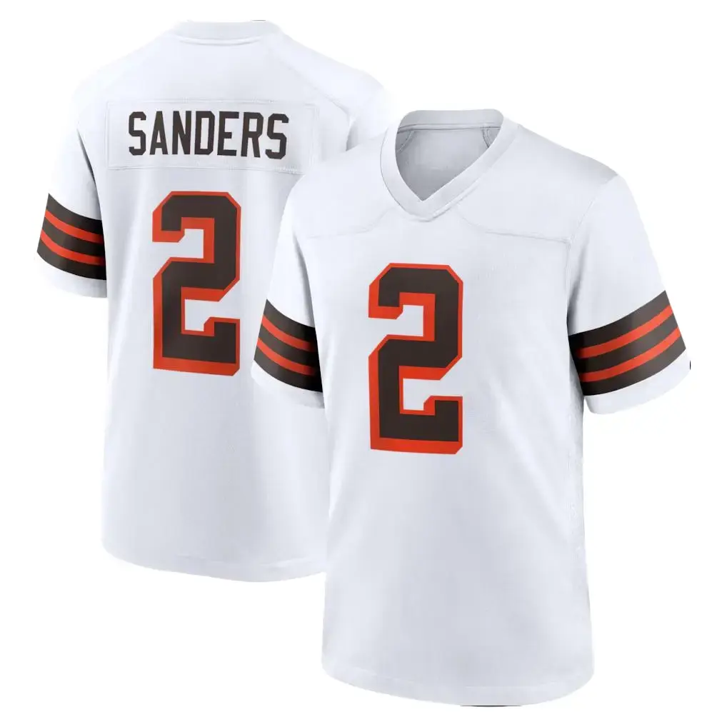 Print Shedeur Sanders #2 White Jersey Shirt, America Football Jersey, Football Wear, Sport Apparel, Summer Sports Outfits, Summer Got, Game Day Outfits Sports