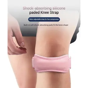 Patella Strap for Knee Pain Relief 🏃‍♂️ Compression & Shock Absorbing | Unisex for Running & Fitness Patellar Belt Patellaband