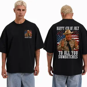Comfort Colors Happy 4th Of July To All You Sumbitches Shirt, Funny Patriotic Independence Day Tee, American Flag Humor T-Shirt, Fourth Of July Gift