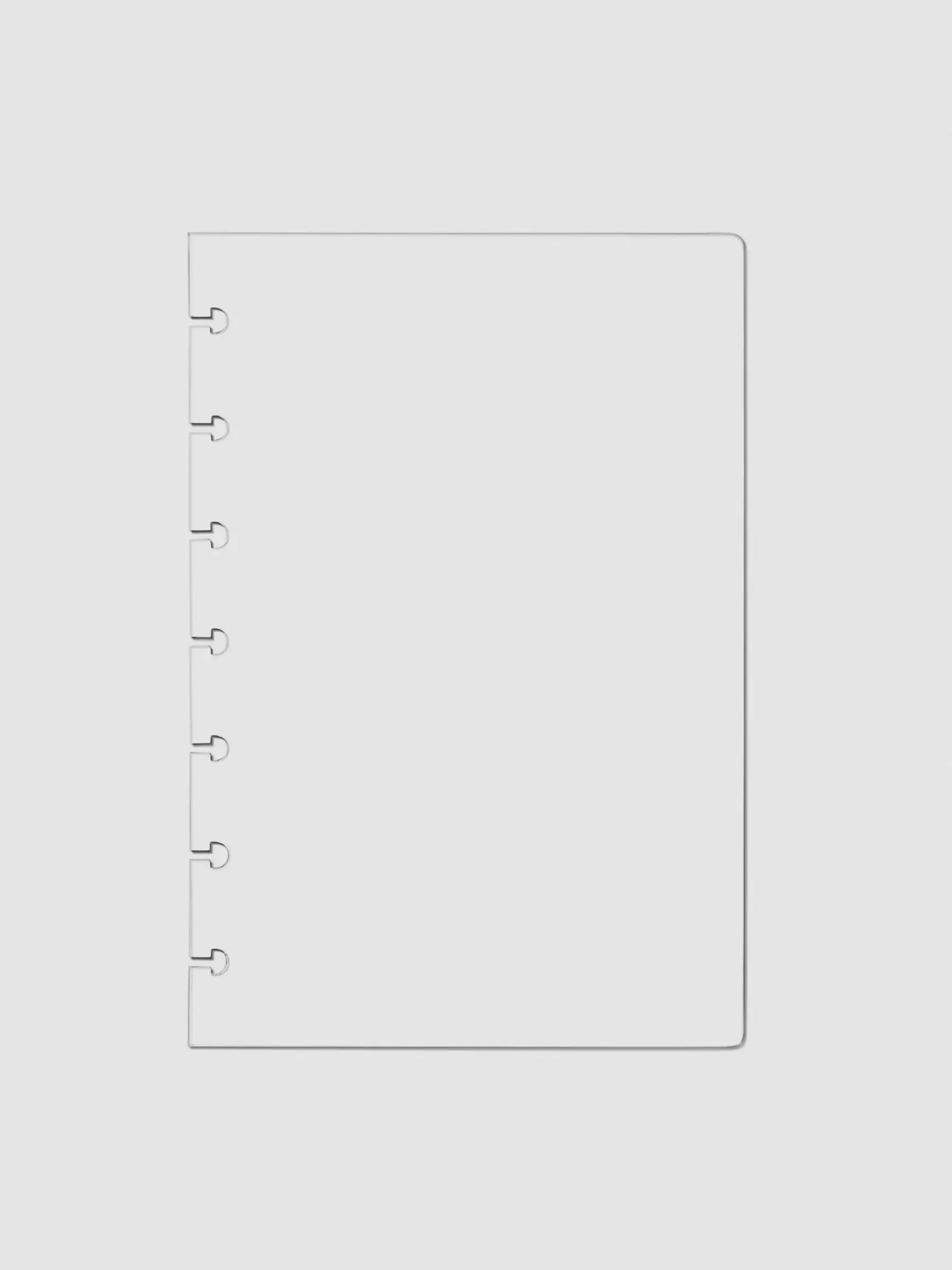 Crystal Clear Discbound Notebook Cover | HP Mini