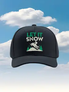 Snowmobile Let It Snow 2026 new model Multi Color Unisex Adjustable Classic Baseball Cap - Comfortable Breathable Hat Suitable for Men and Women for Daily Casual Wear, Outdoor Sports, Hiking, Runn