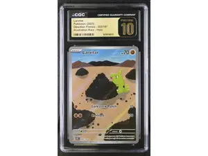 2023 Pokémon Scarlet & Violet Obsidian Flames Larvitar #203/197 CGC Pristine 10