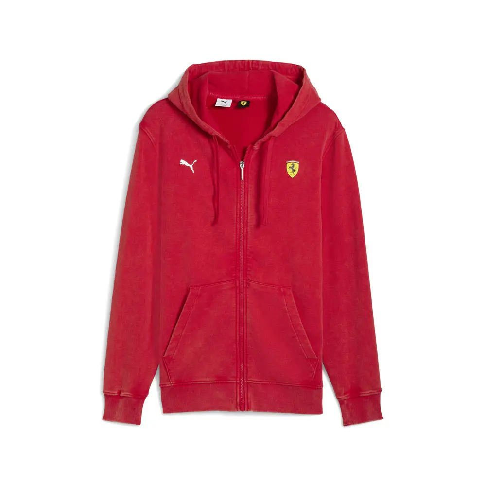 PUMA Mens Scuderia Ferrari Sportswear Hoodie Casual Outerwear Casual - Red