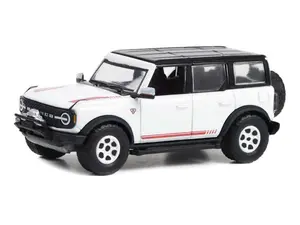 2021 Ford Bronco First Edition - Oxford White (Barrett-Jackson Scottsdale Edition Series 11) Diecast 1:64 Scale Model - Greenlight 37270F