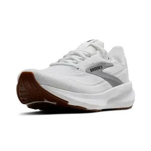 Brooks Women’s Revel 9 Neutral Running & Walking Shoe - White/Grey/Black - 11 Medium