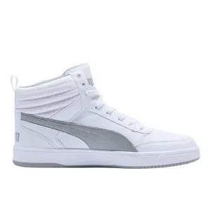 PUMA Mens Dribble Mid Lace Up Sneakers Shoes Casual - White