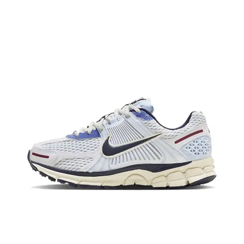Nike Women's Zoom Vomero 5 Blue Tint Athletic Running Shoes - Breathable Mesh, Layered Overlays, Retro Streetwear Style, All-Day Support for Walking & Daily Casual Use
