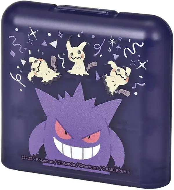 Switch 2 Accessory:  Case - HORI Cardcase 24 - Gengar & Mimikyu:  Officially Licensed by Nintendo  [GAMES ACCESSORIES]