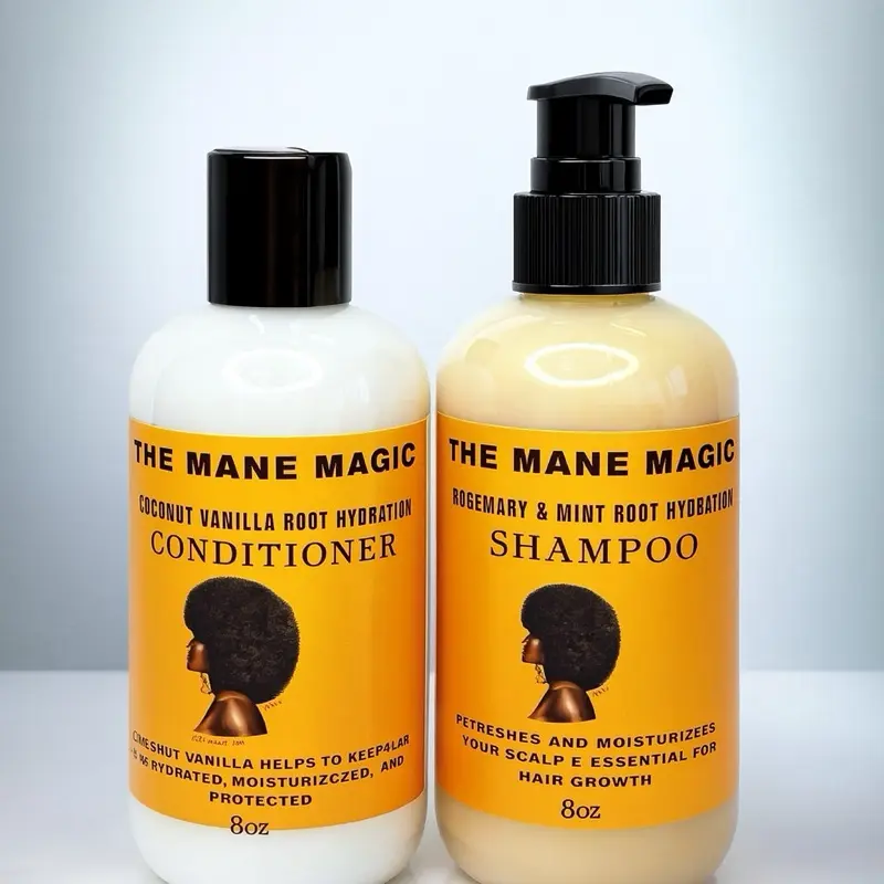 The Mane Magic Rosemary Mint shampoo & coconut vanilla conditioner The Mane Magic Rosemary Mint shampoo & coconut vanilla conditioner