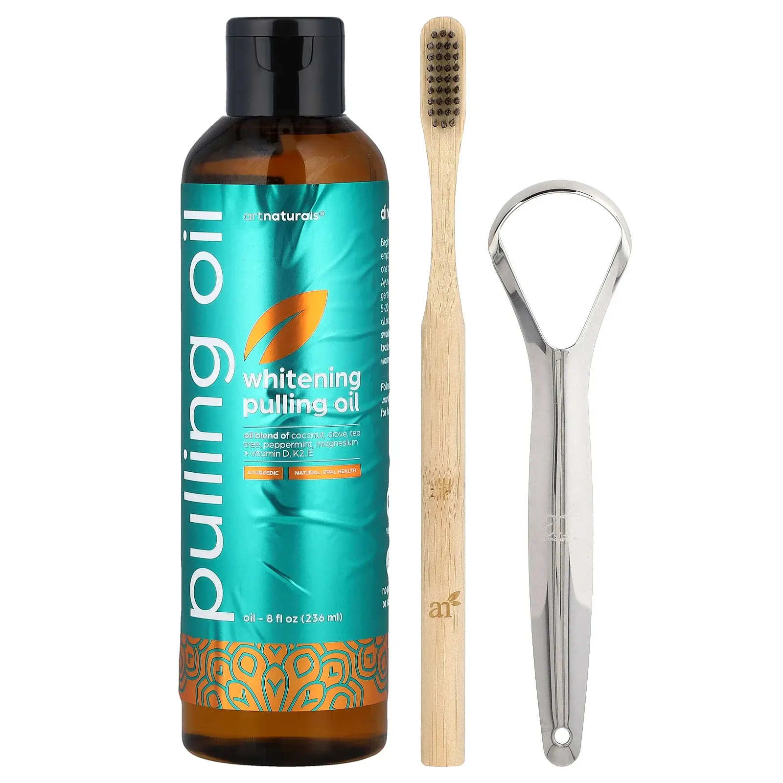 artnaturals Whitening Pulling Oil Kit, 3 Piece Kit artnaturals Whitening Pulling Oil Kit, 3 Piece Kit