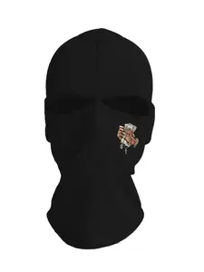 Money & Cross Pattern Face Mask, Sportive Cooling Breathable Balaclava Full Face Mask for Outdoor Sports, Breathable Sun Protection Face Covering, Outdoor Cycling Face Mask, Face Covering Accessories for Men & Women