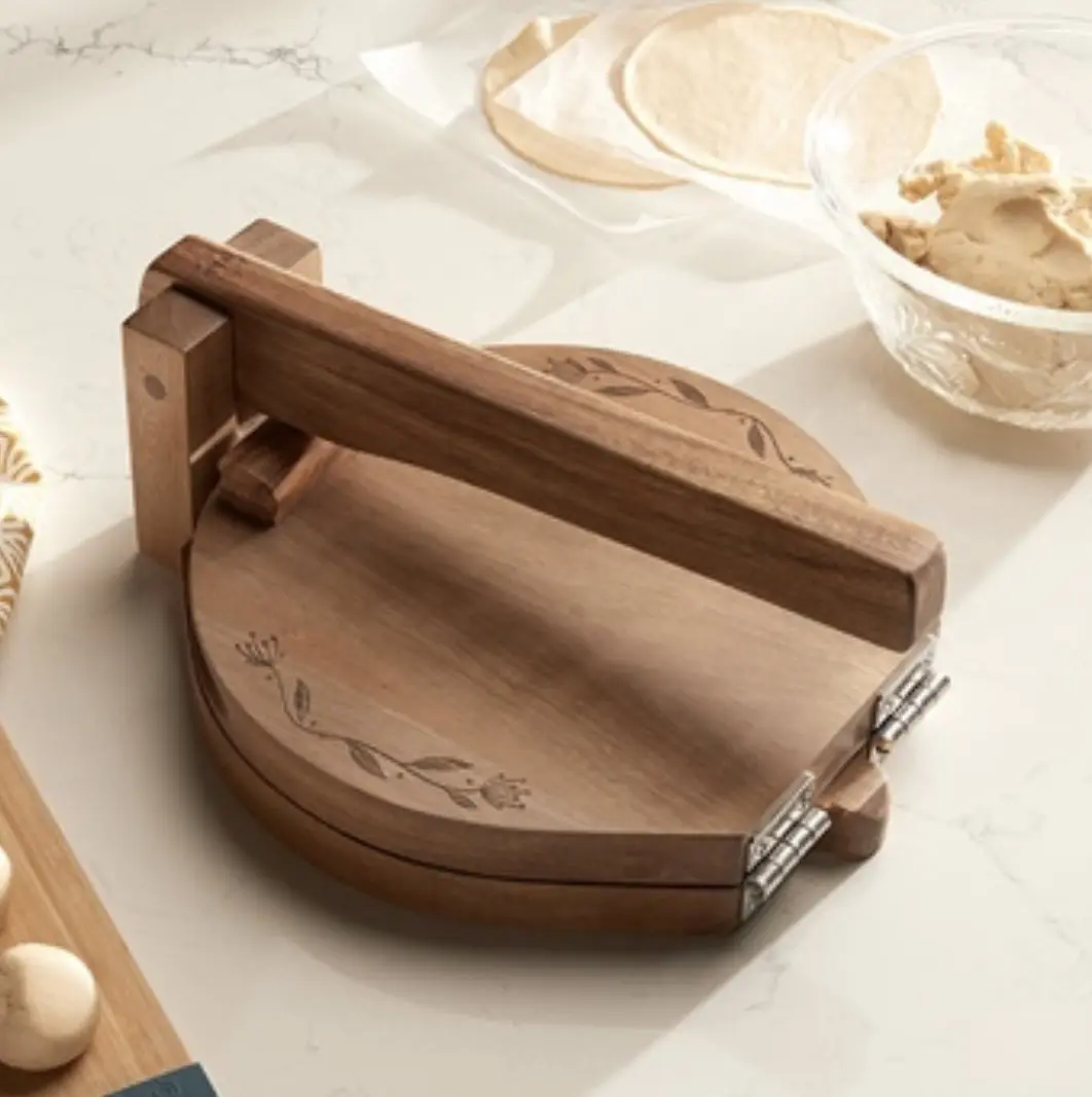 Wooden Tortilla Press