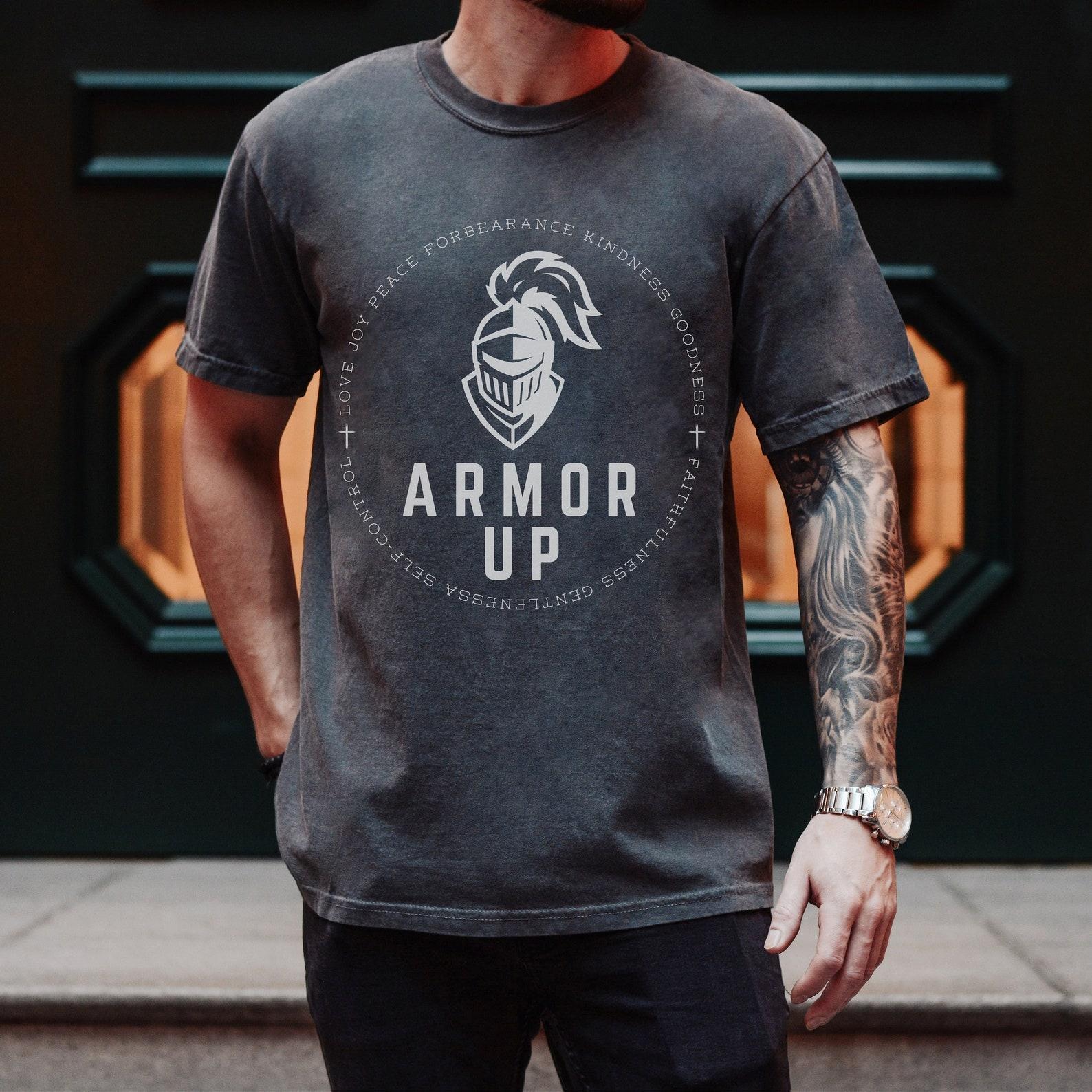 Full Armor of God Clothes Catholic 2026 T-Shirt, Men’s Tee, Easter Gift For Men, Christian Easter 2026 Shirt, Religious Holiday Top, Scripture Tee, Religious Holiday Top Scripture Tee, Full Size, Full Color