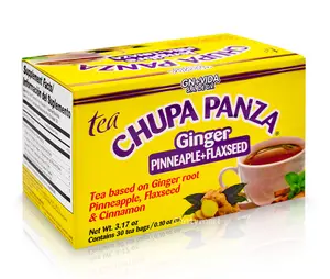 GN+VIDA Chupa Panza Tea (te chupa panza) - 30 Tea Bags, Herbal Supplement Beverage, Fruit Flavor, Dietary Supplement