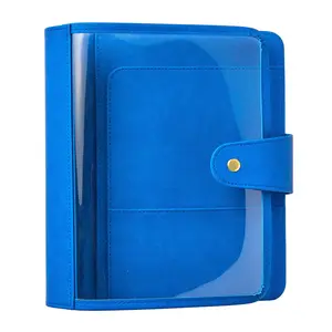7x9 Clear Planner Folio - Royal Blue