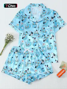 Derpy the Tiger And Bird Demon Hunte Tiger Pajamas ,Demon Hunte Tiger Pajamas, K-Pop Demon Hunte Tiger sleepwear, Hunters Tiger Fans, Loungewear