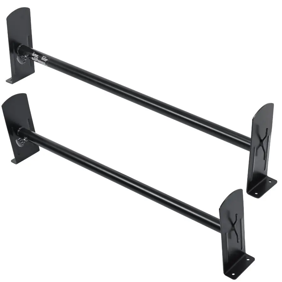 【DealsForYouDays】 VEVOR Van Roof Ladder Rack, 2 Bars Alloy Steel Roof Racks, 500 LBS Capacity Roof Rack, Adjustable Length 35.8-52.4, Van Ladder Rack Compatible with Chevrolet Express, GMC Savana, etc, Drilling Mountdealsforyoudays