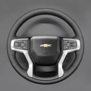 Steering Wheel Cover for Chevrolet Chevy Silverado 1500 2500 3500 Tahoe Suburban Blazer 2019-2024