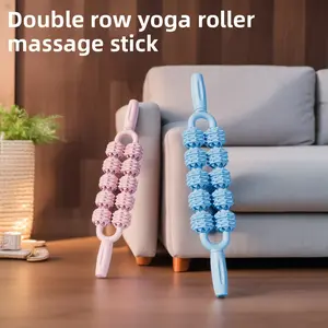 Bendable Massage Stick Mace Stick Children's Massage Stick Leg Muscle Relaxer Roller Yoga Sensory Training Massage