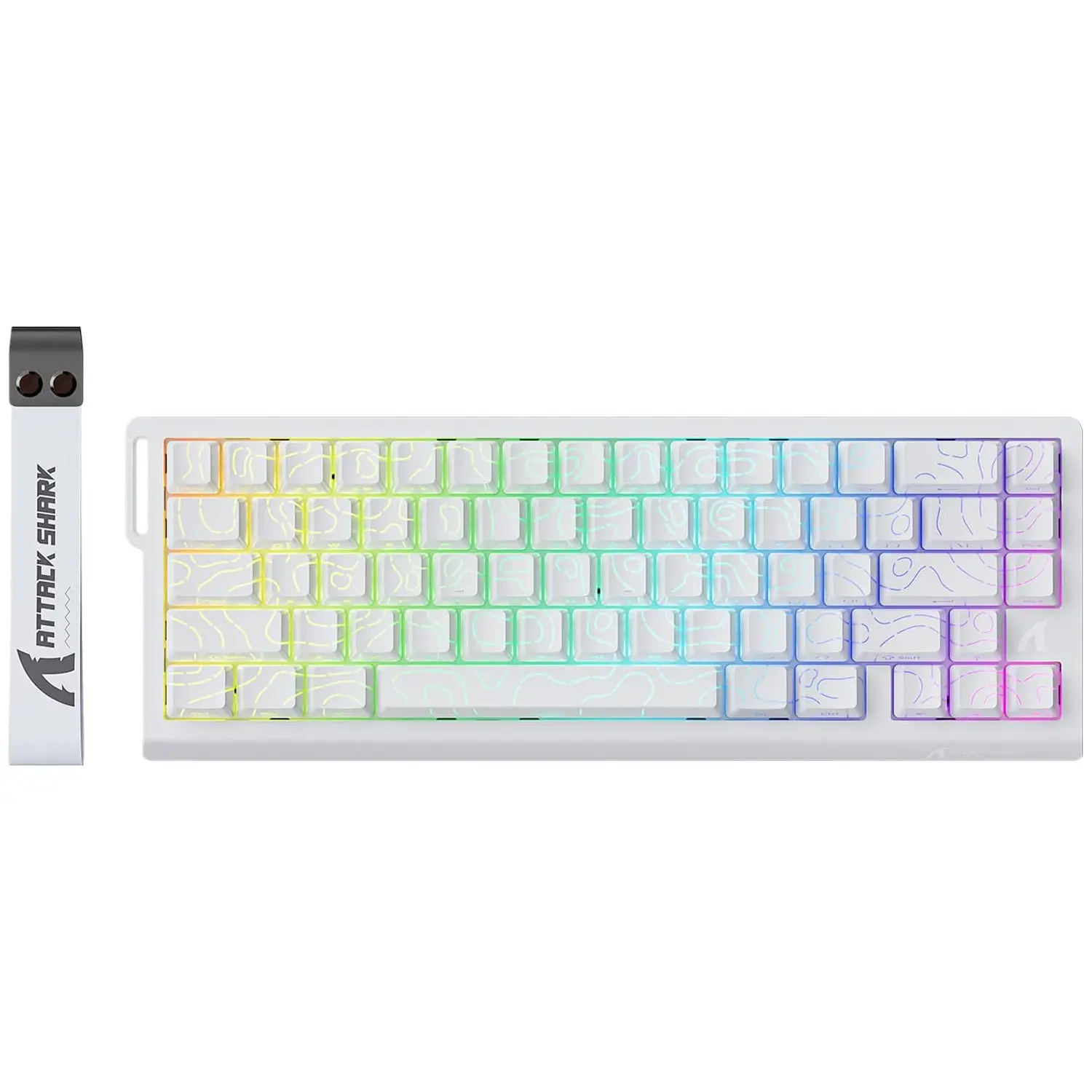 ATTACK SHARK X68 HE 8000Hz Rapid Trigger Keyboard, 0.01mm RT