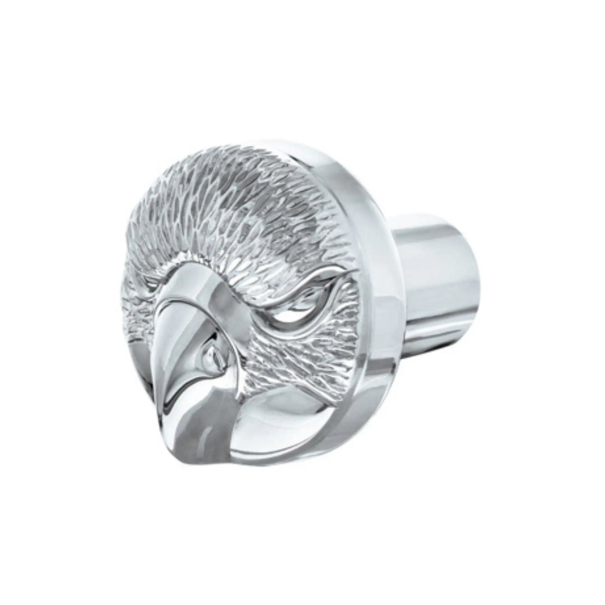 United Pacific Chrome Eagle Air Valve Knob, Heavy Duty, 3D Eagle Face Design, Bright Chrome Plated Finish, Durable Zinc Die Cast Construction, Adds a Distinctive Custom Look to Your Interior