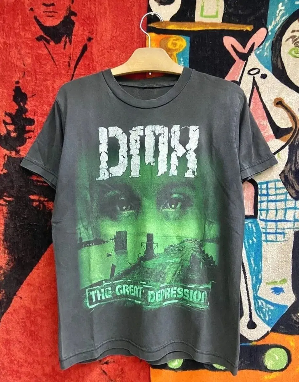 DMX "The Great Depression" 2001 Hip Hop Album Black T shirt NH21331 U