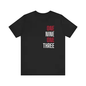 ONE NINE ONE THREE Unisex Jersey Short Sleeve Tee