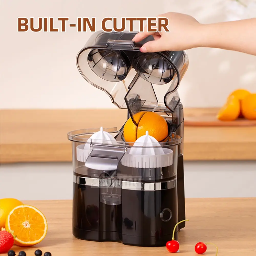 Double-Head Electric Juicer Food Blender Automatic Slag Juice Separation Household Juice Squeezer Mixer YunlinLi