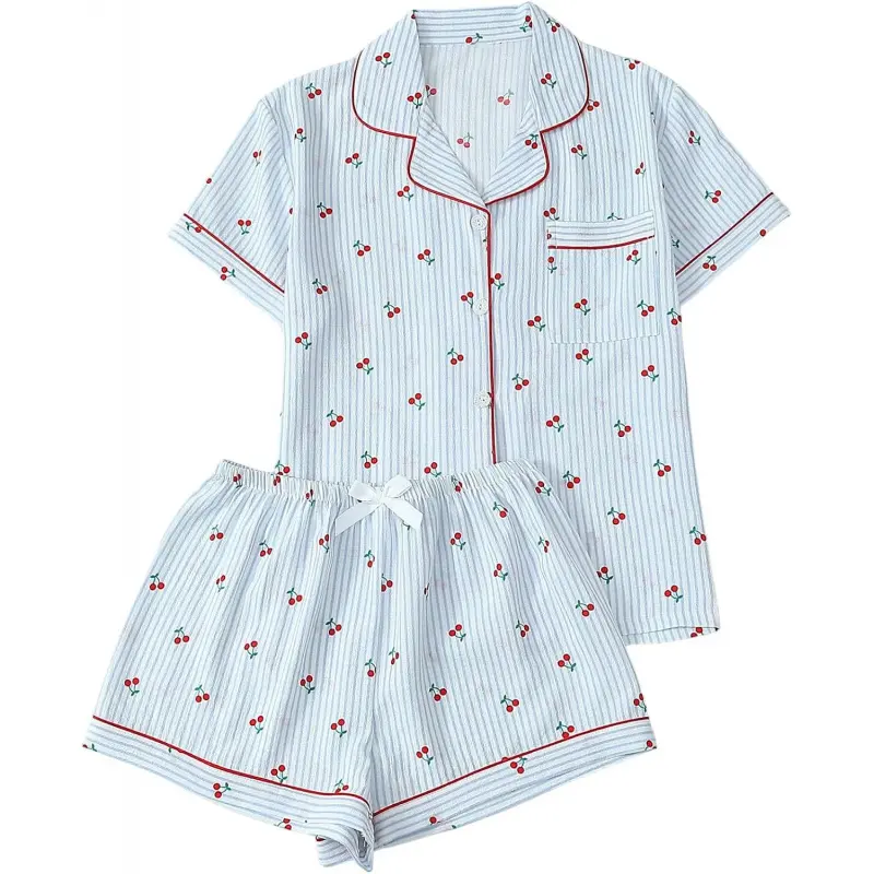 Blue and White Cherry