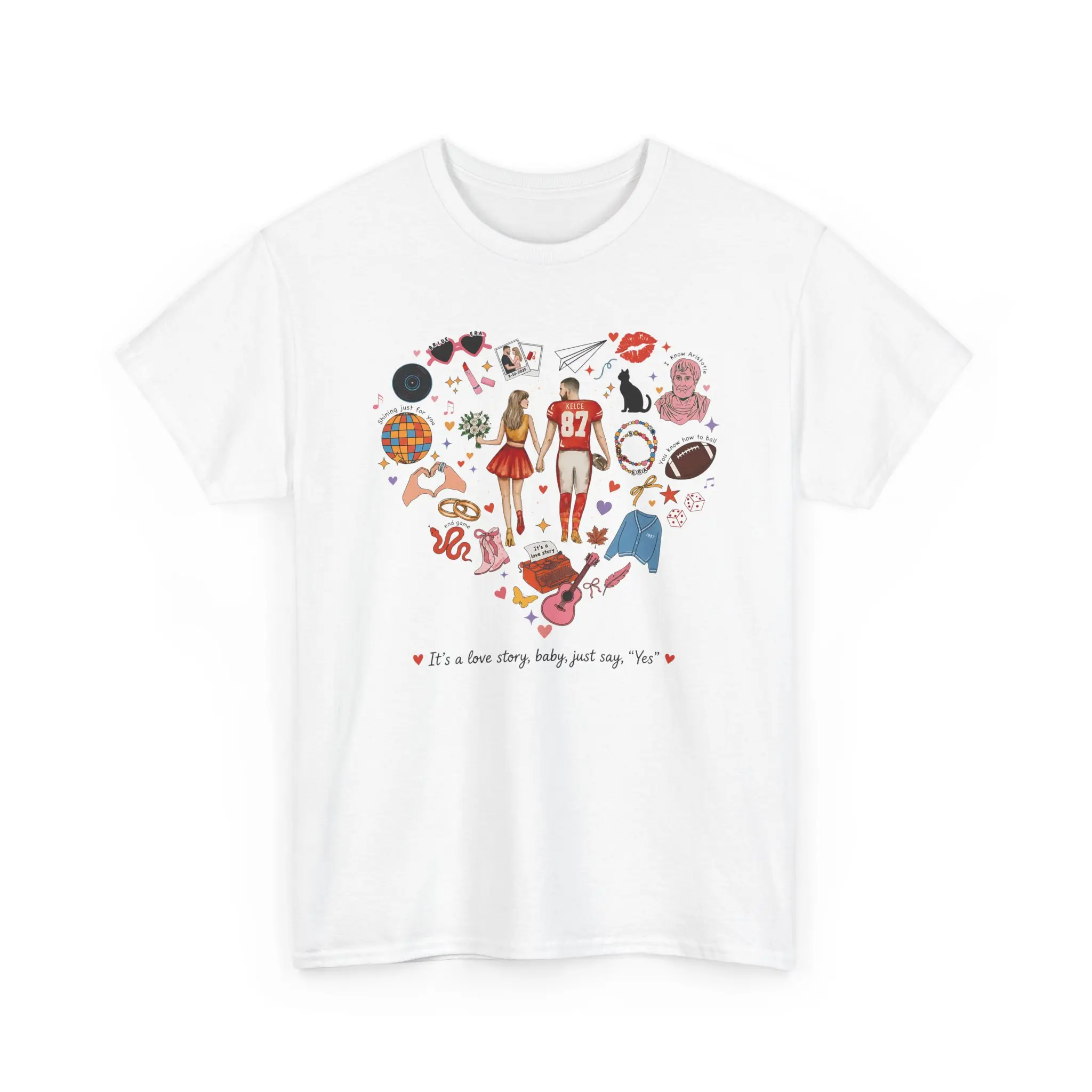 Love Story Shirt, Lyrics T-shirt, Music Tee, Gift for Fan, Wedding Tee