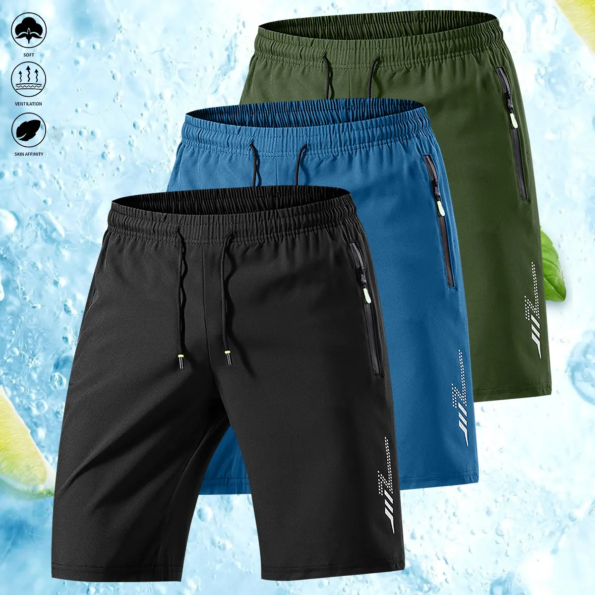 Black Lake Blue Army Green