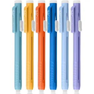 - Retractable Mechanical Eraser , 6 Pack, Winter Colors, Erasers for cils, Eraser for Artists