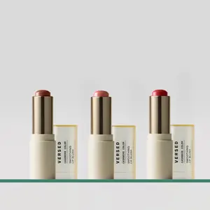 Versed Cashmere Color Trio – 3-Piece Smoothing Lip Blush Set with Shea Butter & Camellia Oil – Buildable Hydrating Tinted Lip Balm Bundle for Natural Color - Shades Spice, Lounge, Casual