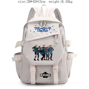 2026 New Anime Peripheral Blue Prison School Bag Japanese Retro Backpack Junior High School Backpack