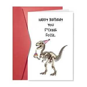 1pc Funny Birthday Card for Old People, Sarcastic Humorous Birthday Card for Brothers and Sisters, Funny Happy Birthday Card for Him or Her, Old Age Birthday Greeting Card, Funny Dad Card