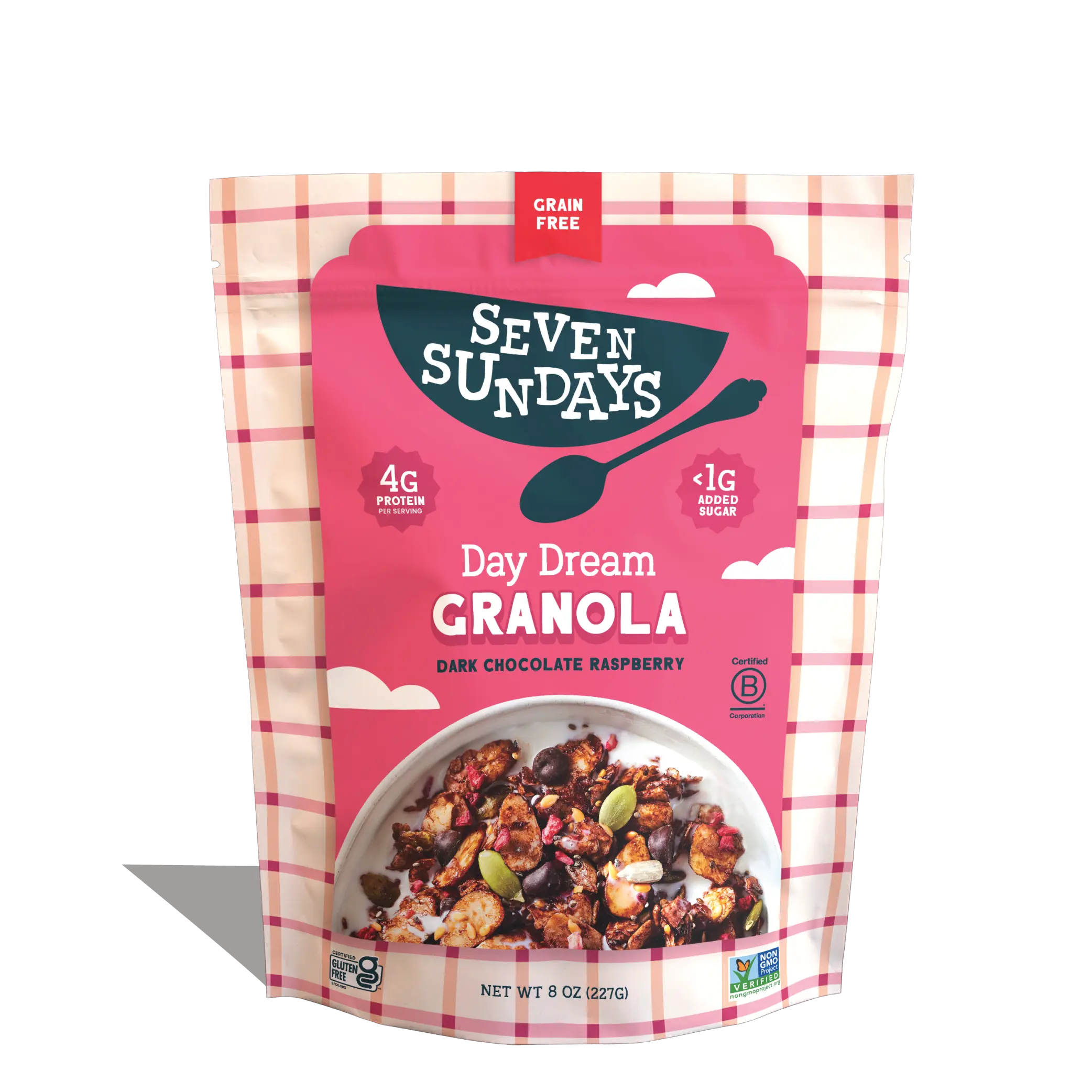 Day Dream Chocolate Raspberry Grain-Free Granola, 8oz Day Dream Chocolate Raspberry Grain-Free Granola, 8oz