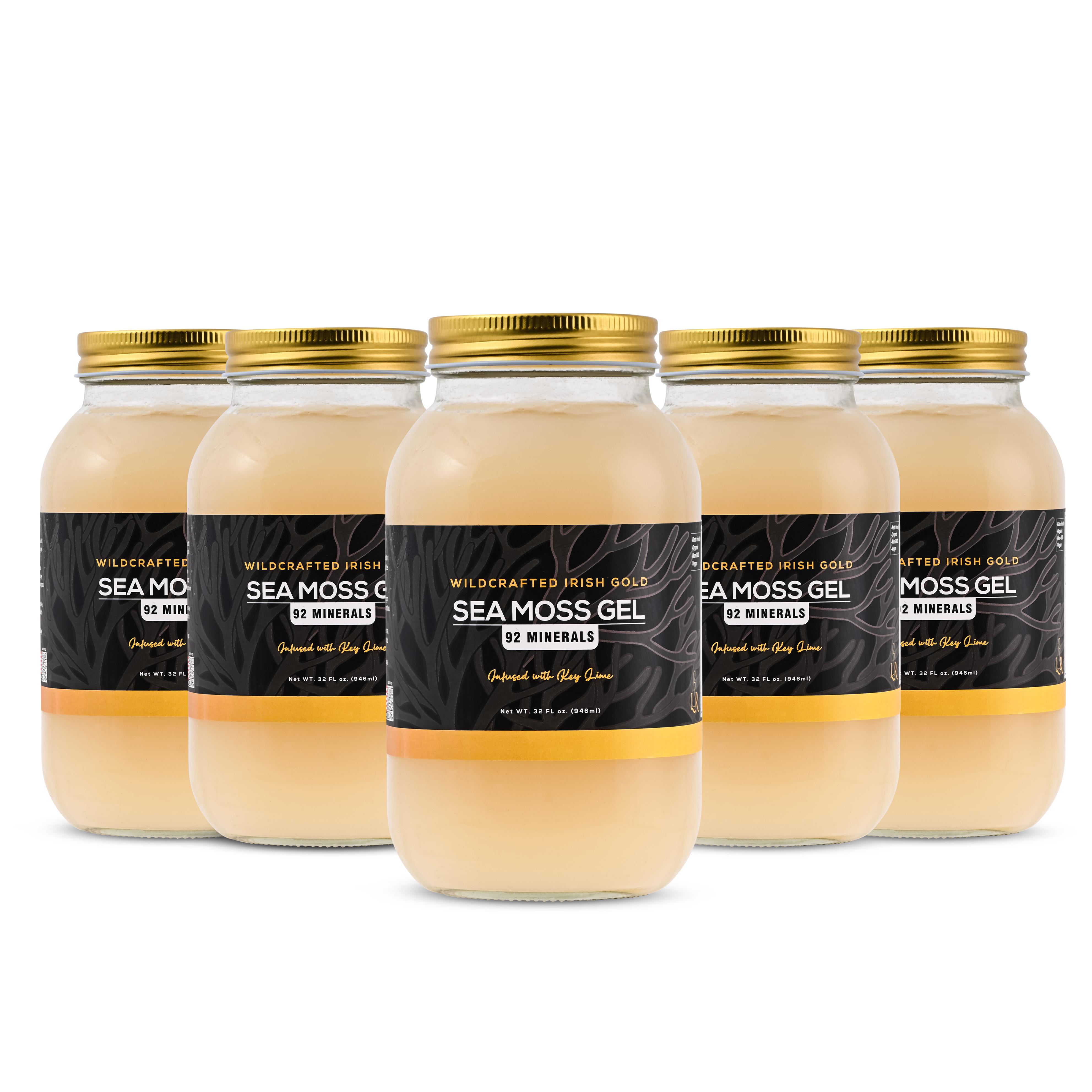 Irish Sea Moss Gel | Made in USA | Rich in Vitamins & Minerals | Sea Moss Gel Raw | Nutritional Supplement Healthcare Dietary