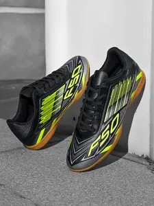 Men's Five-A-Side Ic Indoor Flat Soccer Shoes, Sports Competition Training Shoes, Suitable for Indoor Football Fields